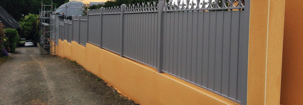 Cloture, brise vue metallique pose vente à Rennes