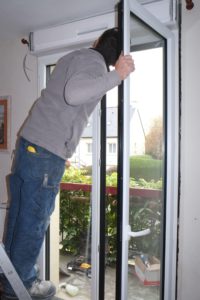 Réglage de la porte fenêtre en alu