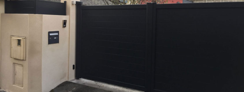 pose portail alu rennes