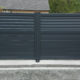 portail aluminium blaz bruz exterieur