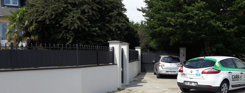 pose portail portillon saint gregoire cara-fermetures