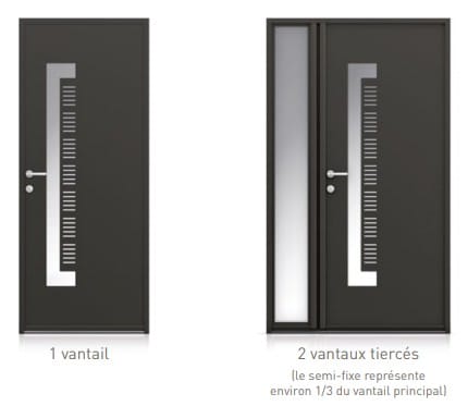 porte alu 2 vantaux tierces la chapelle des fougeretz