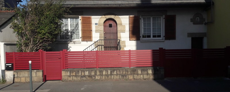 cloture portail portillon alu