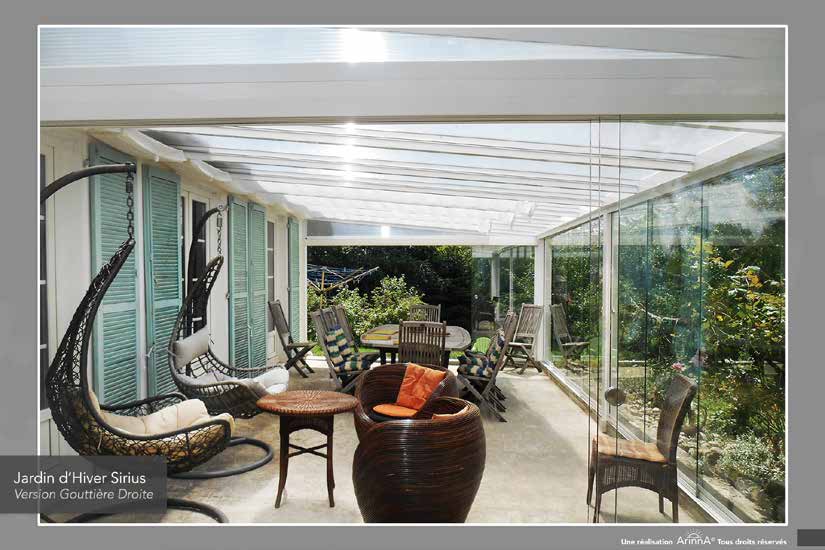 pergolas aluminium rennes "Menuiseries d'Ici" jardin d'hiver