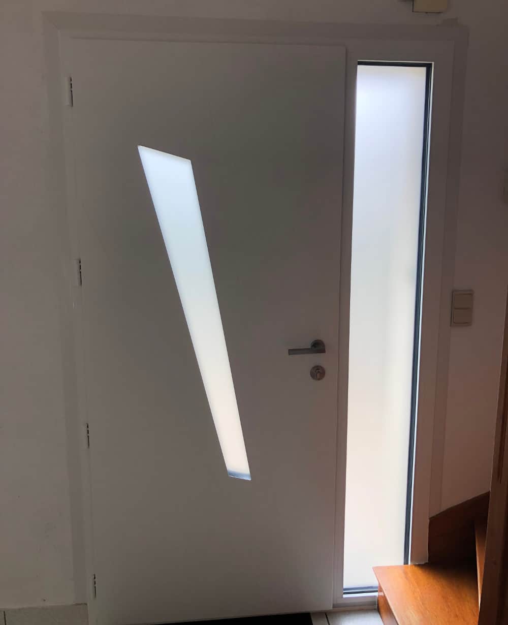 st-gregoire porte alu vitrage interieur