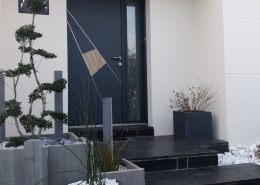 laille porte alu kline triple vitrage