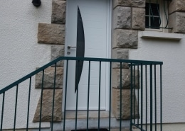 porte entree alu kline connectee