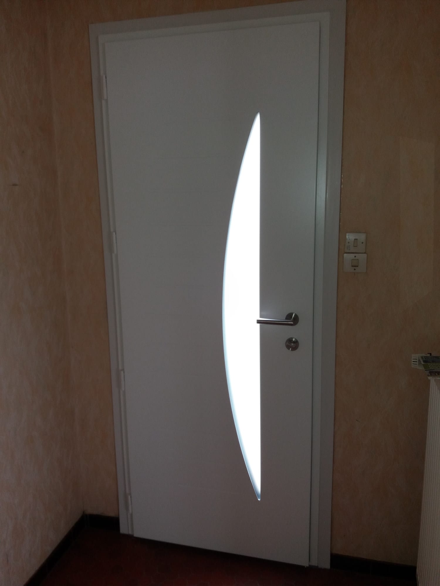 porte entree alu kline interieur