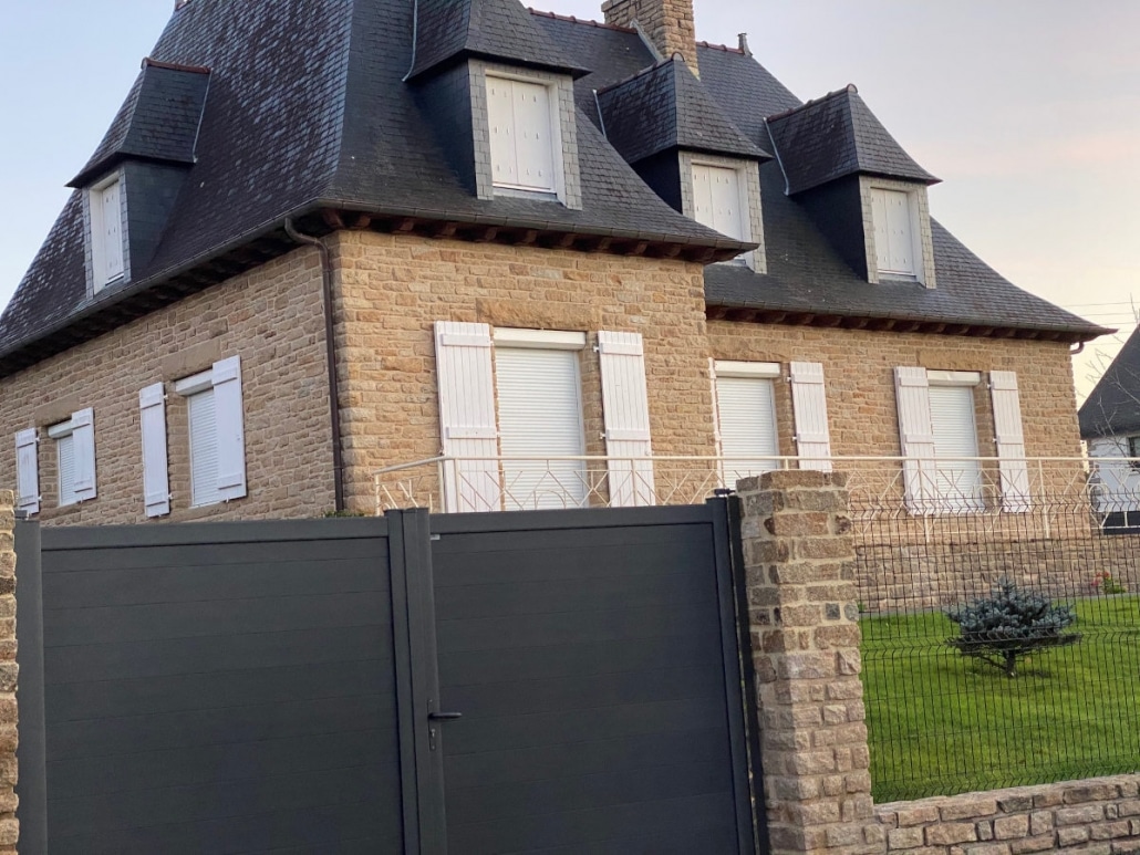 Bain Bretagne Portail Alu Kostum