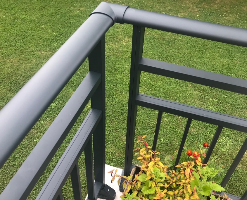 messac garde corps raccord angle