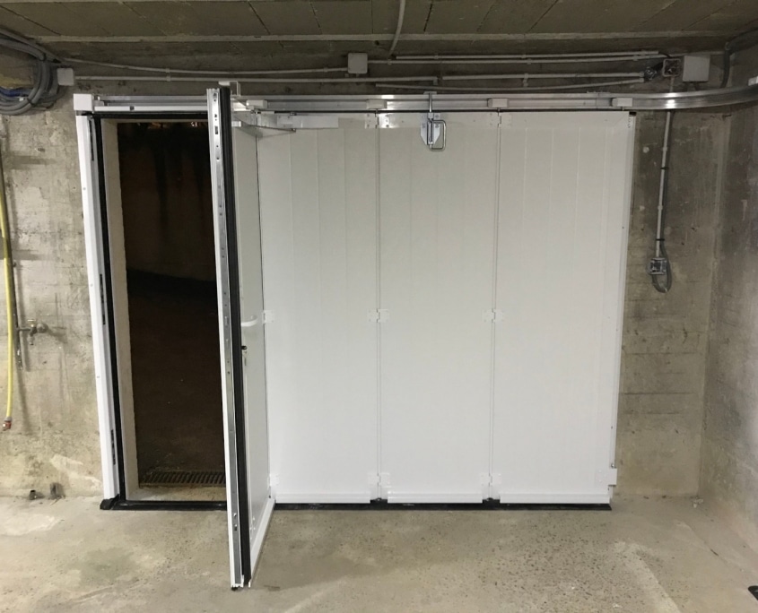 bain bretagne porte garage pose