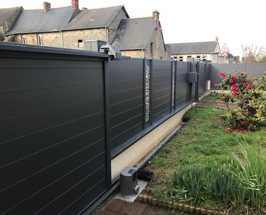 cloture muret alu kostum