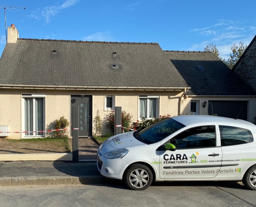 poteaux alu portillon