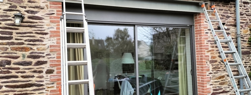 rennes store banne gris