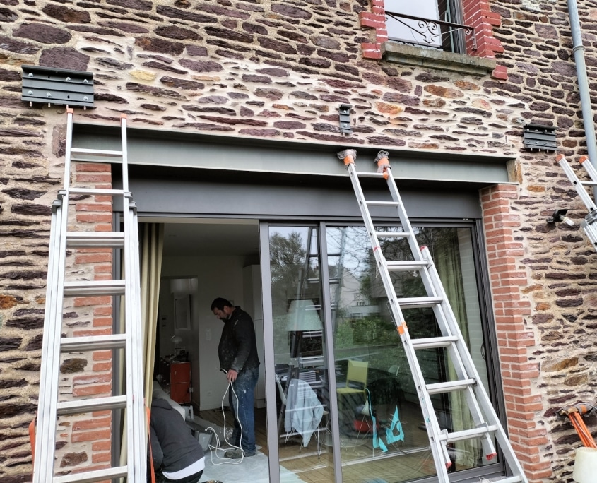 rennes store banne pose