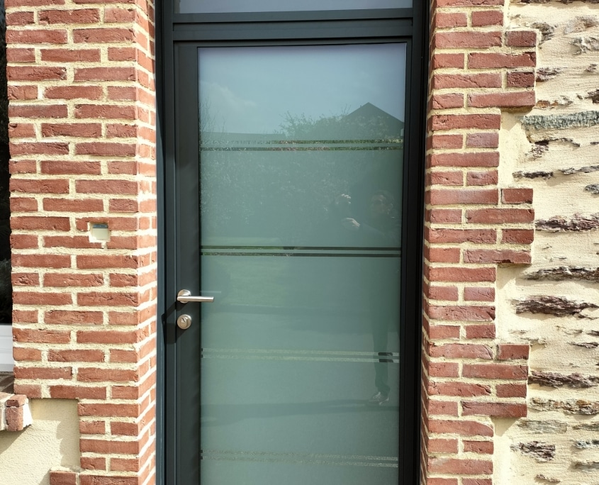 rennes kline porte verre poli