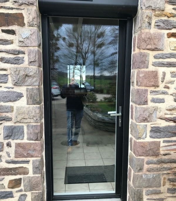 pays rennes porte alu vitre