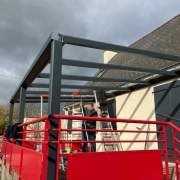 pergola alu gouttiere