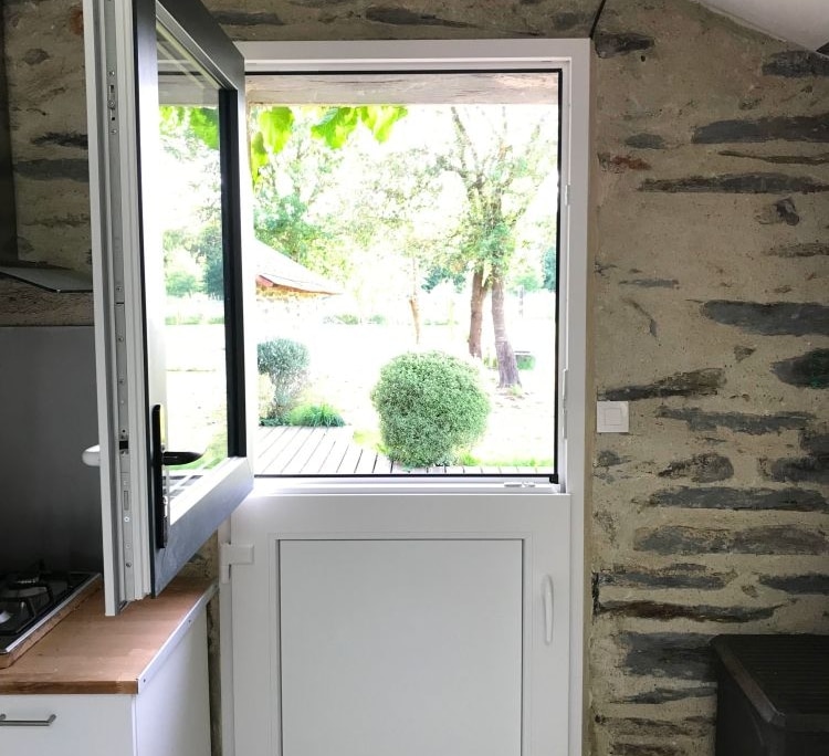 crevin porte fermiere pvc alu 