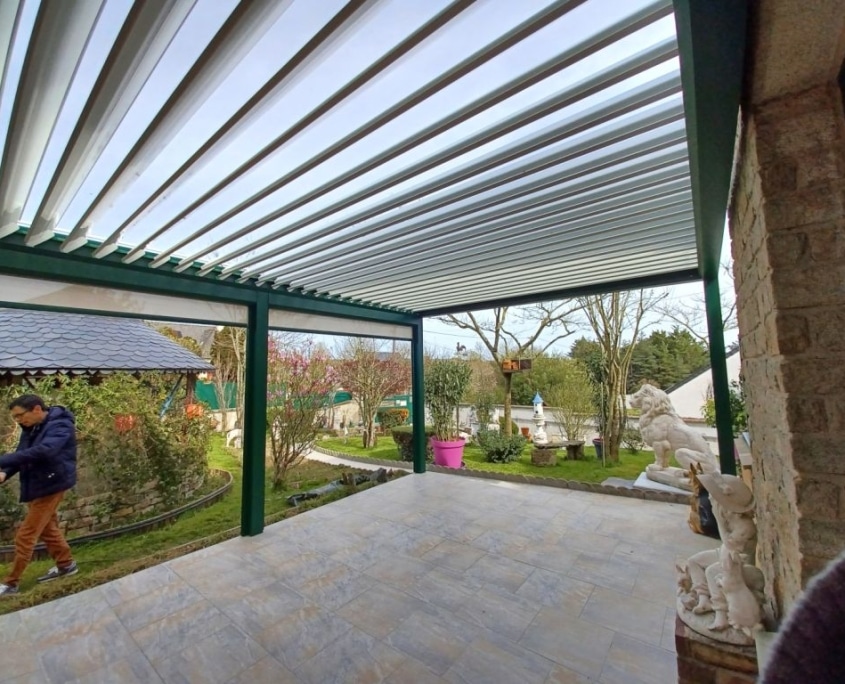 pergola bioclimatique bain de bretagne