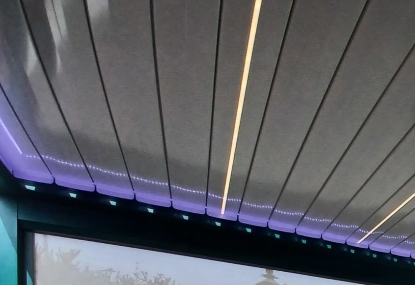 pergola bioclimatique led